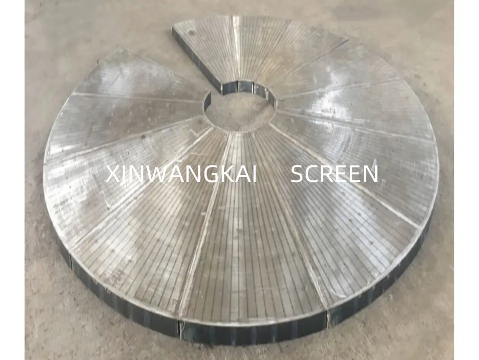 Coconut Oil Mill Plant Wedge Wire Screen Mesh