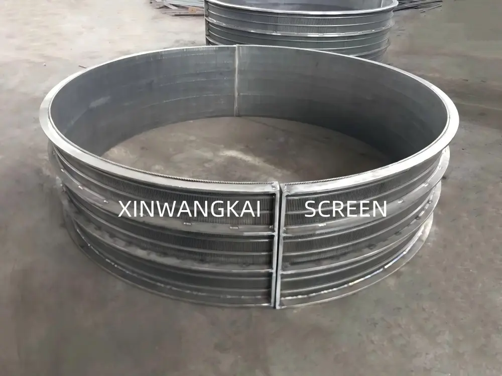 High Pressure Wedge Wire Screen Centrifuge Basket